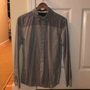 Tommy Hilfiger 2-tone blue button down